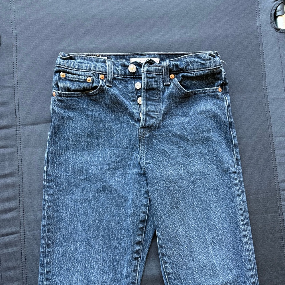Levi’s Vintage Wedgie Black Jeans 25 Womens - Picture 3 of 8